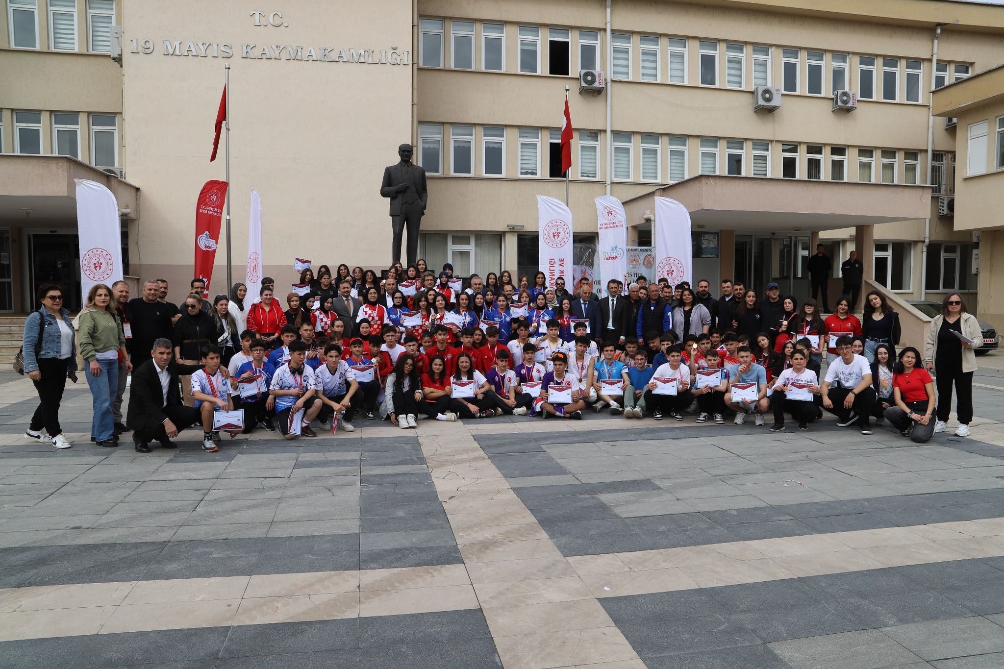 19 Mayıs ilçesinde Oryantiring yarışları yapıldı