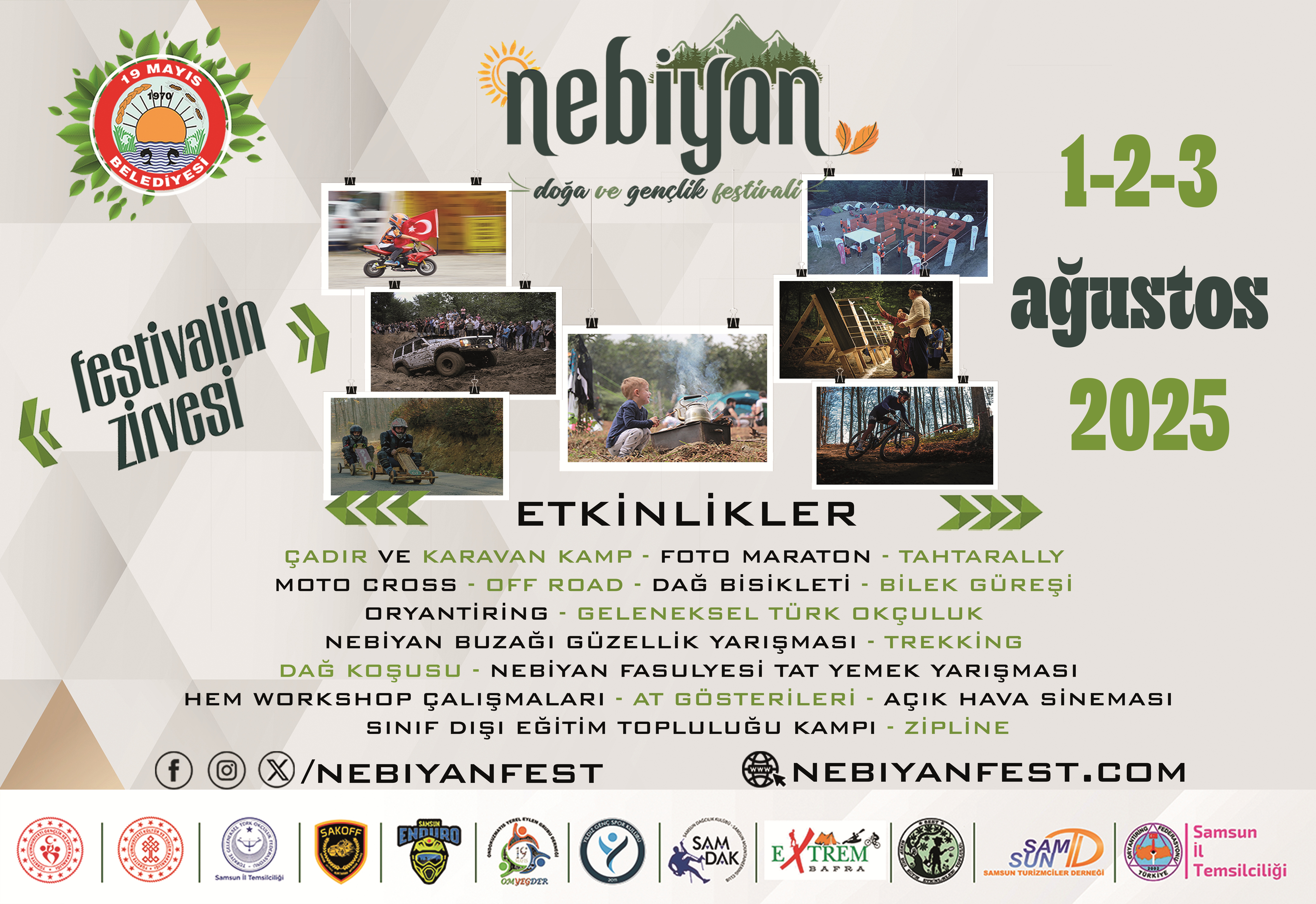 19 Mayıs Nebiyan Doğa ve Gençlik Festivali'ne Hazırlanıyor.