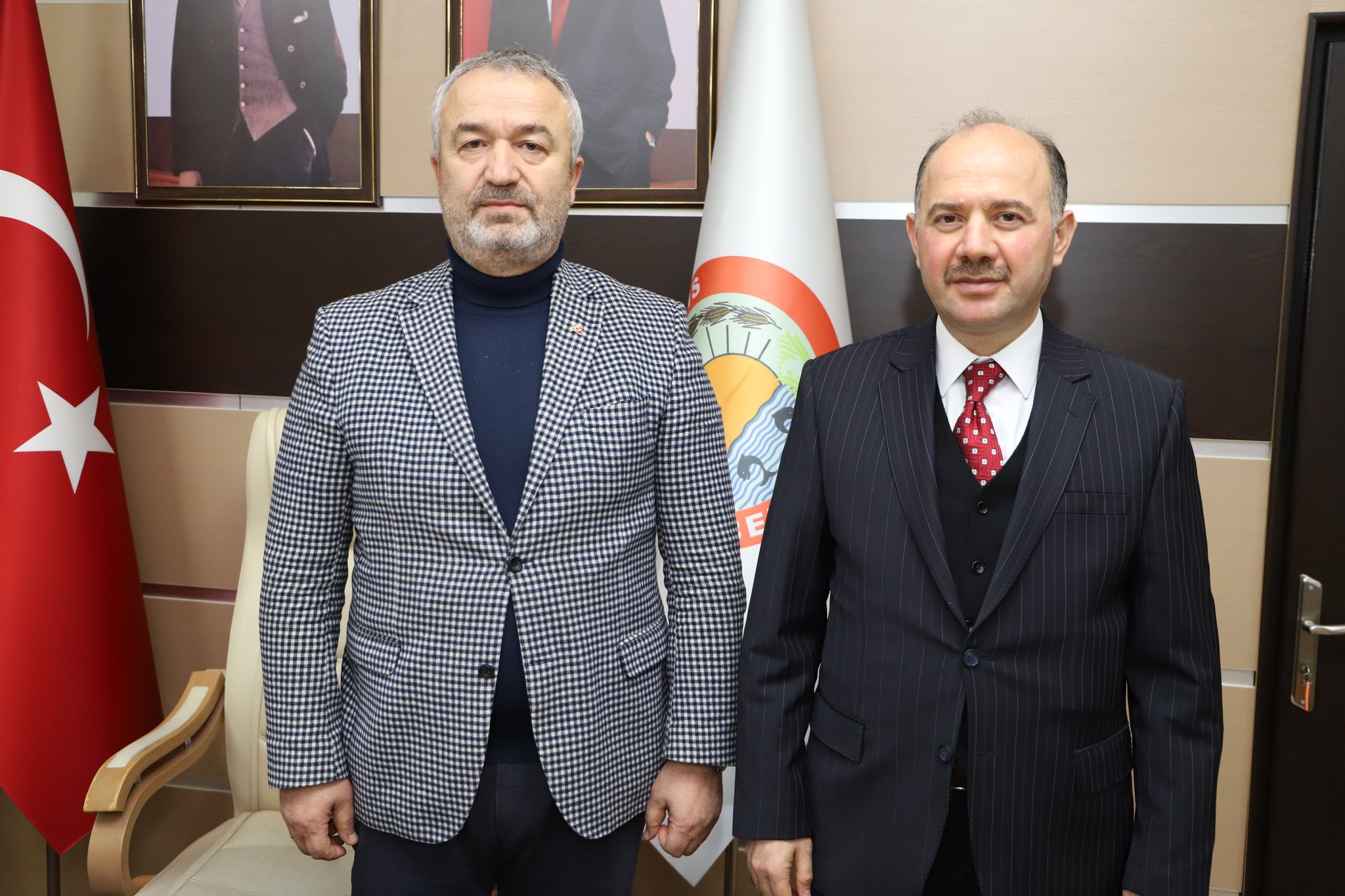 Giresun Valisi Mehmet Fatih Serdengeçti, Başkan Topaloğlu'nu Ziyaret Etti