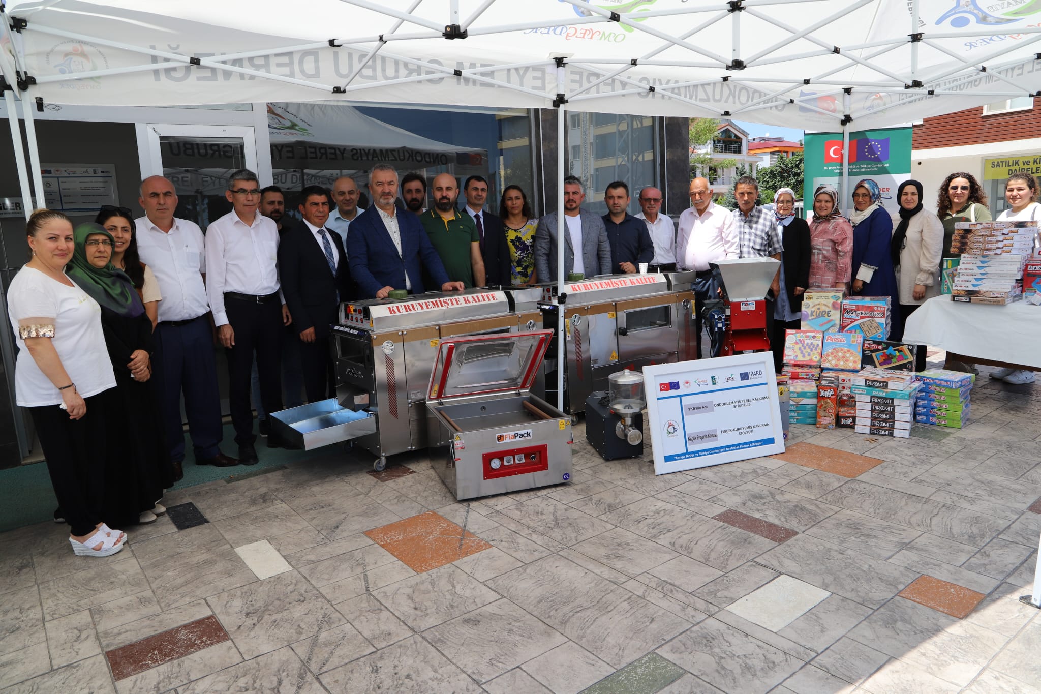 Makine Ekipman ve Malzeme Teslim Töreni Yapıldı.