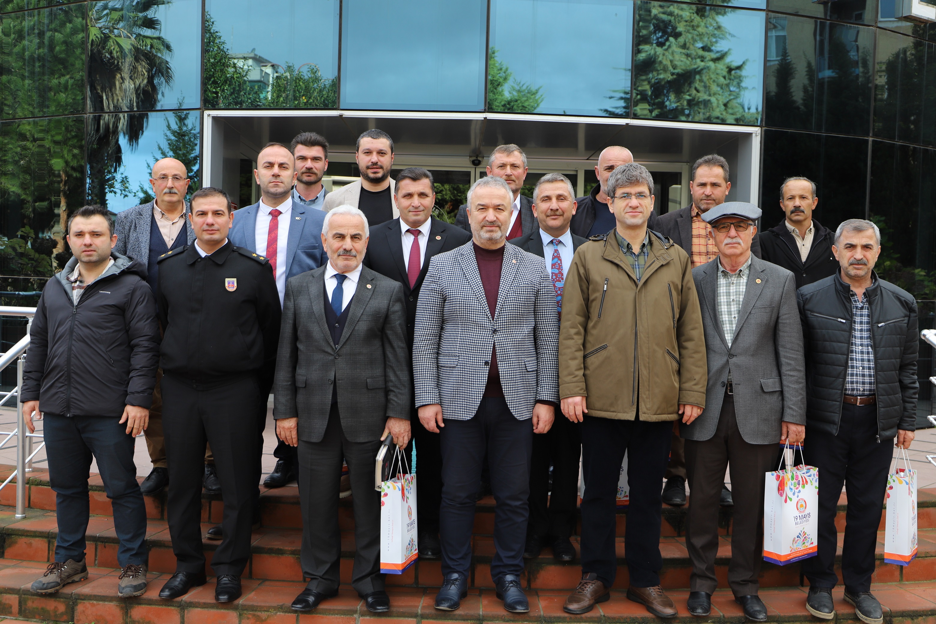 Muhtar Dernek Başkanlarından Başkan Topaloğlu’na Ziyaret.